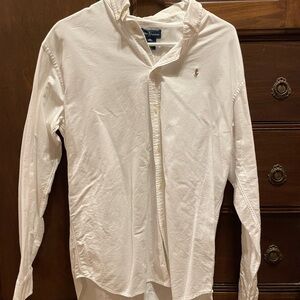 Polo by Ralph Lauren White Casual Button Down Shirt